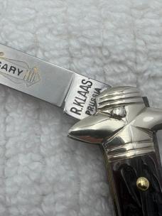Kissing Crane Robt Klaas 1 Blade Lockback Folding Pocket Knife (110)
