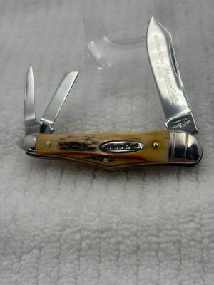 Roberson Mastercraft 1 400 Made USA Queen Cutlery Co 3 Blade Whittler 131
