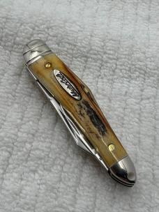 Roberson Mastercraft 1/ 400 Made USA Queen Cutlery Co 3 Blade Whittler (131)