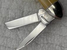 Roberson Mastercraft 1/ 400 Made USA Queen Cutlery Co 3 Blade Whittler (131)