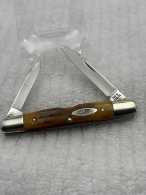 Case XX USA 1970 10 Dot 05263 Eisenhower 2 Blade Pocket Knife 131