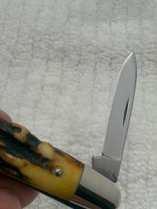 Case XX USA 1970 10 Dot 05263 Eisenhower 2 Blade Pocket Knife (131)