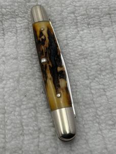 Case XX USA 1970 10 Dot 05263 Eisenhower 2 Blade Pocket Knife (131)