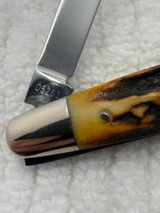 Case XX USA 1970 10 Dot 05263 Eisenhower 2 Blade Pocket Knife (131)