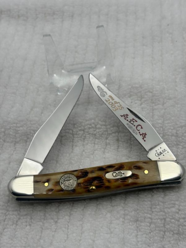 Case XX USA 2003 7 Dot 1 of 25 AECA Lake Michigan Region 2 Blade Muskrat(145)