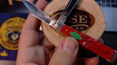 Case XX 10931 Magician's Bright Green & Dark Red Bone Stag Jig Small Swell Center Jack — 2022 Vault