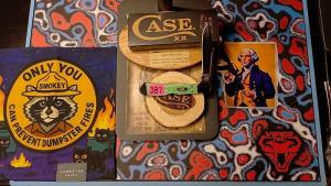 Case XX Mini CopperLock - Emerald Green Bone - 19943 NIB