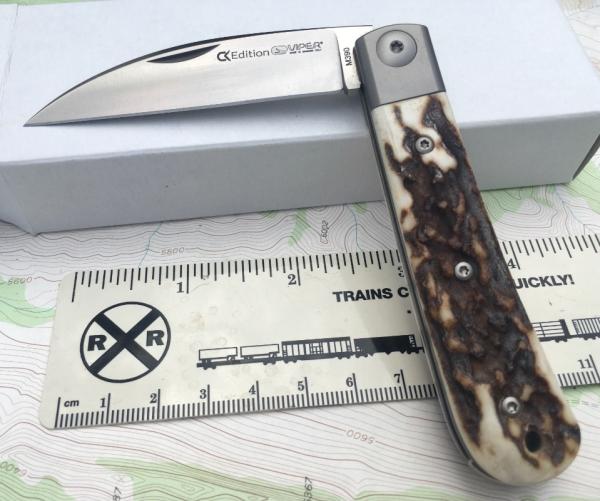 Viper Knives Swayback Jack Fantastic Stag M390 Steel VPCK0616ST Made in Italy NEW Viper Knives Swayback Jack Fantastic Stag M390 Steel VPCK0616ST Made in Italy NEW