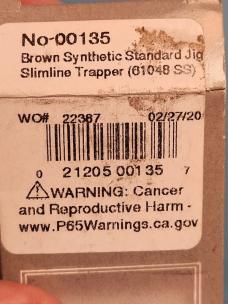 Case 2020 Brown Synthetic Jig Slimline Trapper 61048SS
