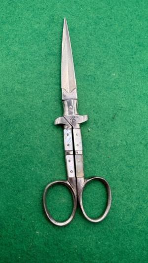 Antique Prostitute Dagger Scissors