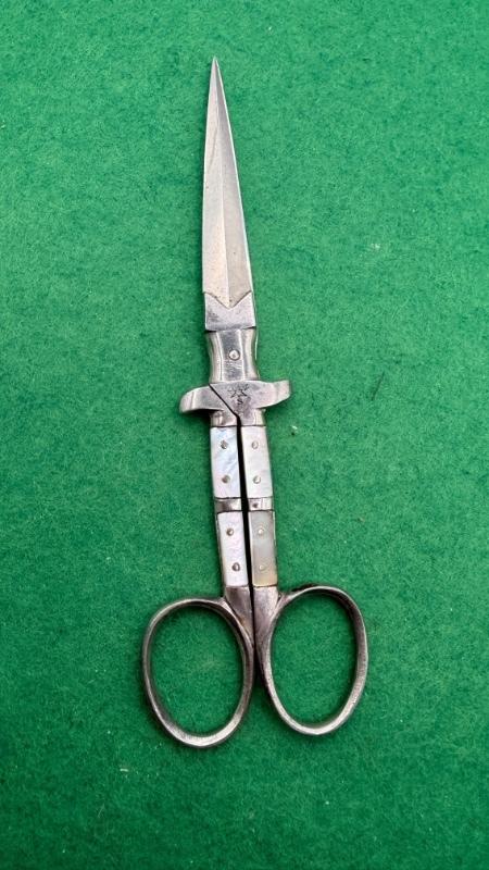 Antique Prostitute Dagger Scissors Antique Prostitute Dagger Scissors
