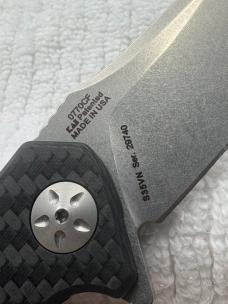 Zero Tolerance ZT0770 CF Folder New In Box Discontinued