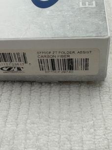 Zero Tolerance ZT0770 CF Folder New In Box Discontinued