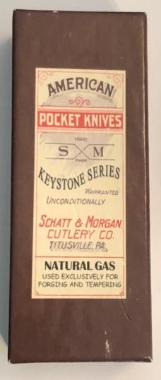 New in Original Box Schatt and Morgan Stag Cigar Band Muskrat