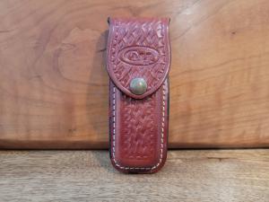 Case XX Basket Weave Leather Belt Sheath