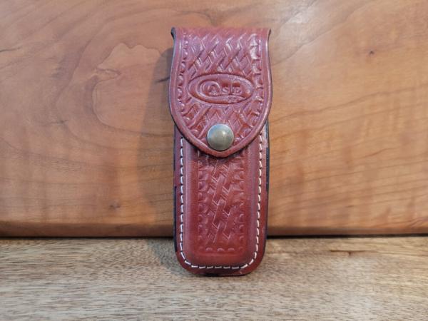 Case XX Basket Weave Leather Belt Sheath! Case XX Basket Weave Leather Belt Sheath!