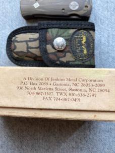 Incredibly RARE Vintage BENCHMARK KNIVES ROLOX TREBARK VIPER With Original Sheath, Box, Papers - MIB