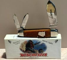 WINCHESTER - BUFFALO HEAD SHIELD WHITTLER BURNT ORANGE