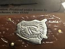 WINCHESTER - BUFFALO HEAD SHIELD WHITTLER BURNT ORANGE