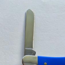 Case XX 16402 Royal Blue Synthetic Medium Stockman Knife Stars Stripes Shield BNIB