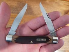 Schrade USA Old Timer 77OT Muskrat, Sawcut Delrin Handles!