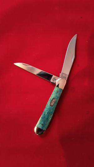 2000 Peacock Appaloosa Trapperhead with Wharncliffe blade 