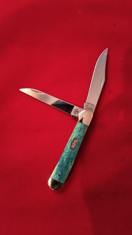 2000 Peacock Appaloosa Trapperhead with Wharncliffe blade 2000 Peacock Appaloosa Trapperhead with Wharncliffe blade