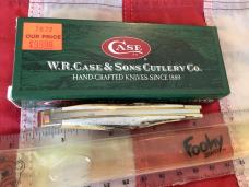 Case xx 2004 Mdl# TB5111 SS w/ Great Burnt Stag Handles. Genuine Stag +Buck Blade Etch -NOS 