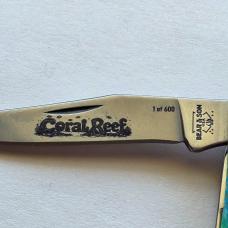 Bear & Son 907CR Coral Reef Mini Trapper Knife Glow Micro Pearl Limited Edition - BNIB
