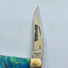 Bear & Son 907CR Coral Reef Mini Trapper Knife Glow Micro Pearl Limited Edition - BNIB