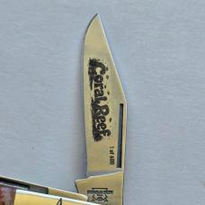 Bear & Son 9281CR Coral Reef Barlow Knife Glow Micro Pearl Limited Edition - BNIB