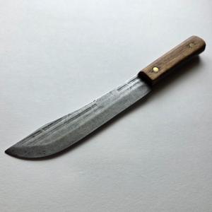 Vintage Ontario Knife Co Tru-Edge Old Hickory 7 inch Butcher Knife Carbon Steel USA