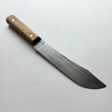 Vintage Ontario Knife Co Tru-Edge Old Hickory 7 inch Butcher Knife Carbon Steel USA