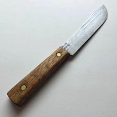 Vintage Ontario Knife Co Tru-Edge Old Hickory 7 inch Butcher Knife Carbon Steel USA