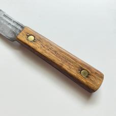 Vintage Ontario Knife Co Tru-Edge Old Hickory 7 inch Butcher Knife Carbon Steel USA
