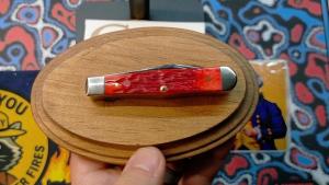 2022 Case XX 31959 Swell Center Jack - Dark Red Bone - 1095 Carbon Steel - VAULT RELEASE NIB