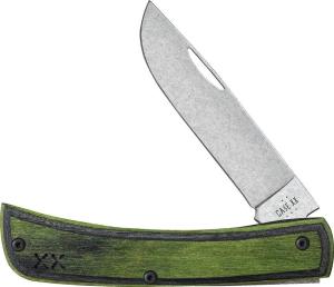 Case Crossroads XR Series Sod Buster Jr Smooth GreenBlack Laminate Wood CA66383