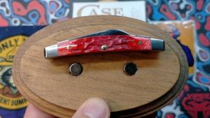 Case XX 31949 Small Congress - Dark Red Bone - 1095 Carbon Steel NIB