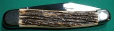 FIGHT'N ROOSTER GIANT 8-1/2 INCH DISPLAY KNIFE GENUINE STAG  #5 OF 6 MADE