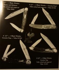 FIGHT'N ROOSTER GIANT 8-1/2 INCH DISPLAY KNIFE GENUINE STAG  #5 OF 6 MADE