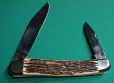 FIGHT'N ROOSTER GIANT 8-1/2 INCH DISPLAY KNIFE GENUINE STAG  #5 OF 6 MADE