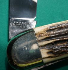 FIGHT'N ROOSTER GIANT 8-1/2 INCH DISPLAY KNIFE GENUINE STAG  #5 OF 6 MADE