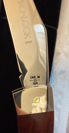 1983 Case XX Pro-Lock 1 w/Genuine Abalone Shell Inlay. 1 of 1 Beauty! Original Box.