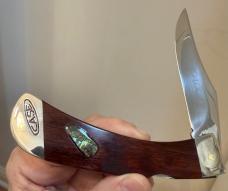 1983 Case XX Pro-Lock 1 w/Genuine Abalone Shell Inlay. 1 of 1 Beauty! Original Box.