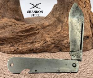Pal Cutlery Co USA Vintage One Blade Pocket Knife Stainless Body Opener Rare 88