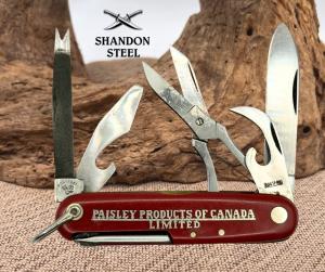 Bonsa Solingen Germany Vintage Multi tool Pocket Knife Corkscrew Scissors (74)