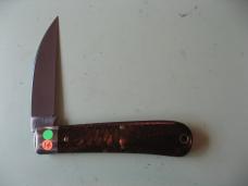 GREAT EASTERN TIDIOUTE 470116 VIPER BROWN SNAKESKIN ACRYLIC