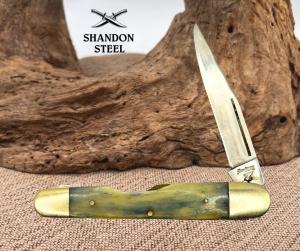 Frost Cutlery Whittler Pocket Knife Stainless Steel Blade Smooth Bone Handle 89