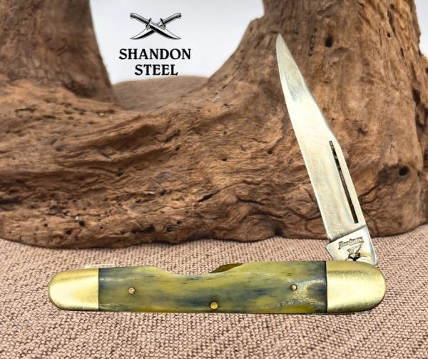 Frost Cutlery Whittler Pocket Knife Stainless Steel Blade Smooth Bone Handle 89 Frost Cutlery Whittler Pocket Knife Stainless Steel Blade Smooth Bone Handle 89
