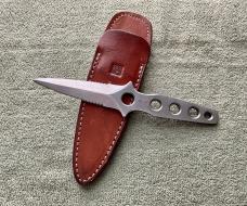 Vintage Al Mar Stainless Boot Knife & Sheath